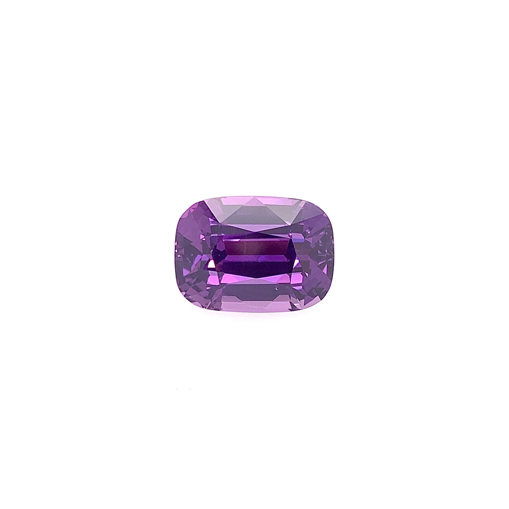 Purple Sapphire — 7.01ct Cushion | 11.81x8.63mm | Tanzania | Heated