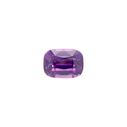 Purple Sapphire — 7.01ct Cushion | 11.81x8.63mm | Tanzania | Heated