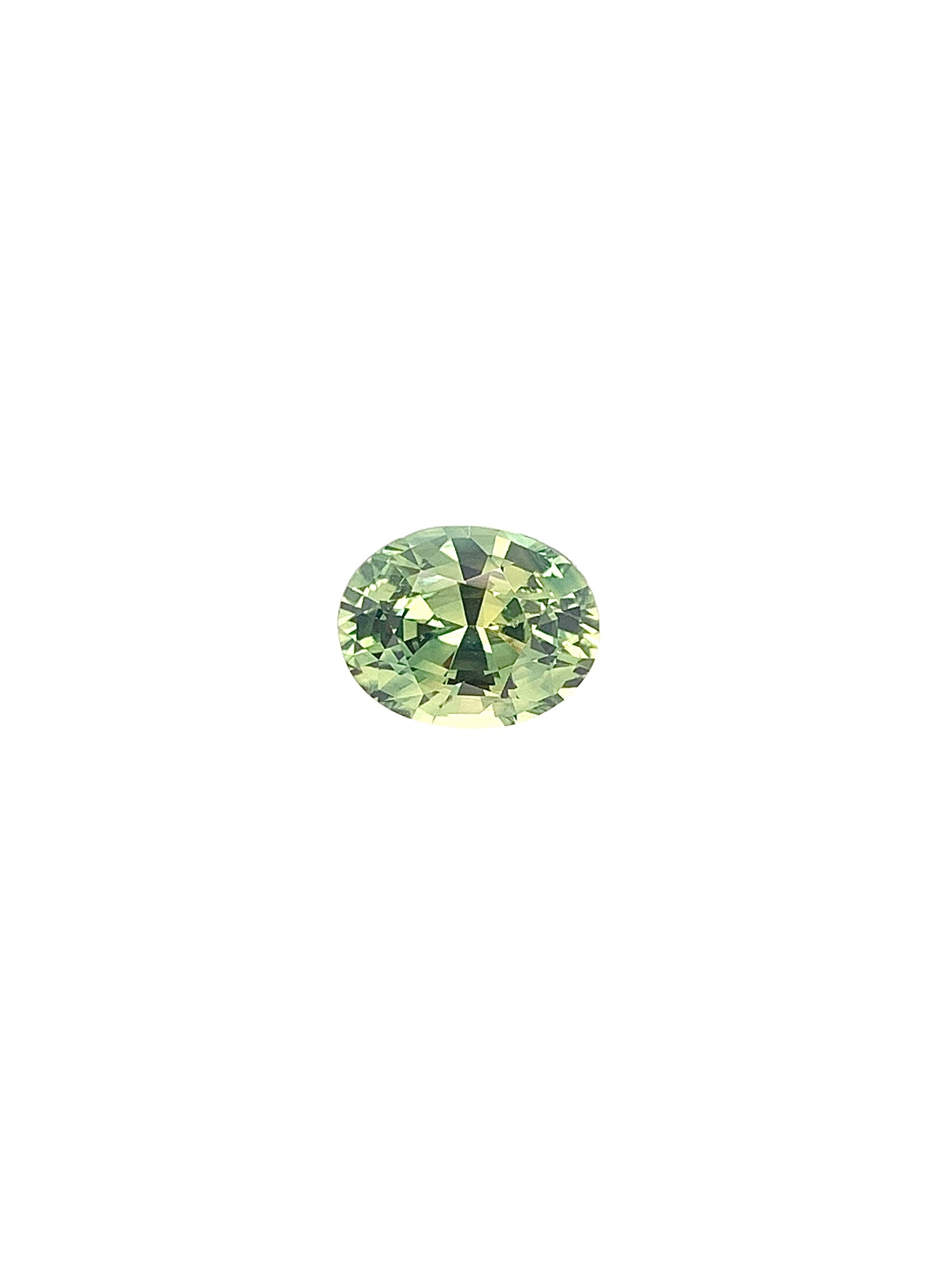 Green Sapphire — 2.33ct Oval | 8.50 x 6.65mm | Madagascar | Heated