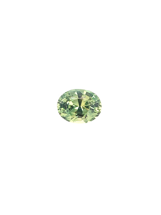 Green Sapphire — 2.33ct Oval | 8.50 x 6.65mm | Madagascar | Heated
