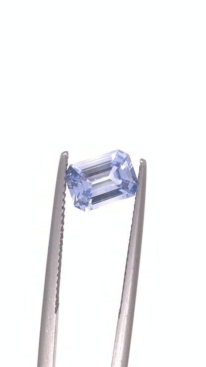 Blue Sapphire — 1.62ct Emerald Cut | 7.90 x 5.80mm | Sri Lanka | Heated
