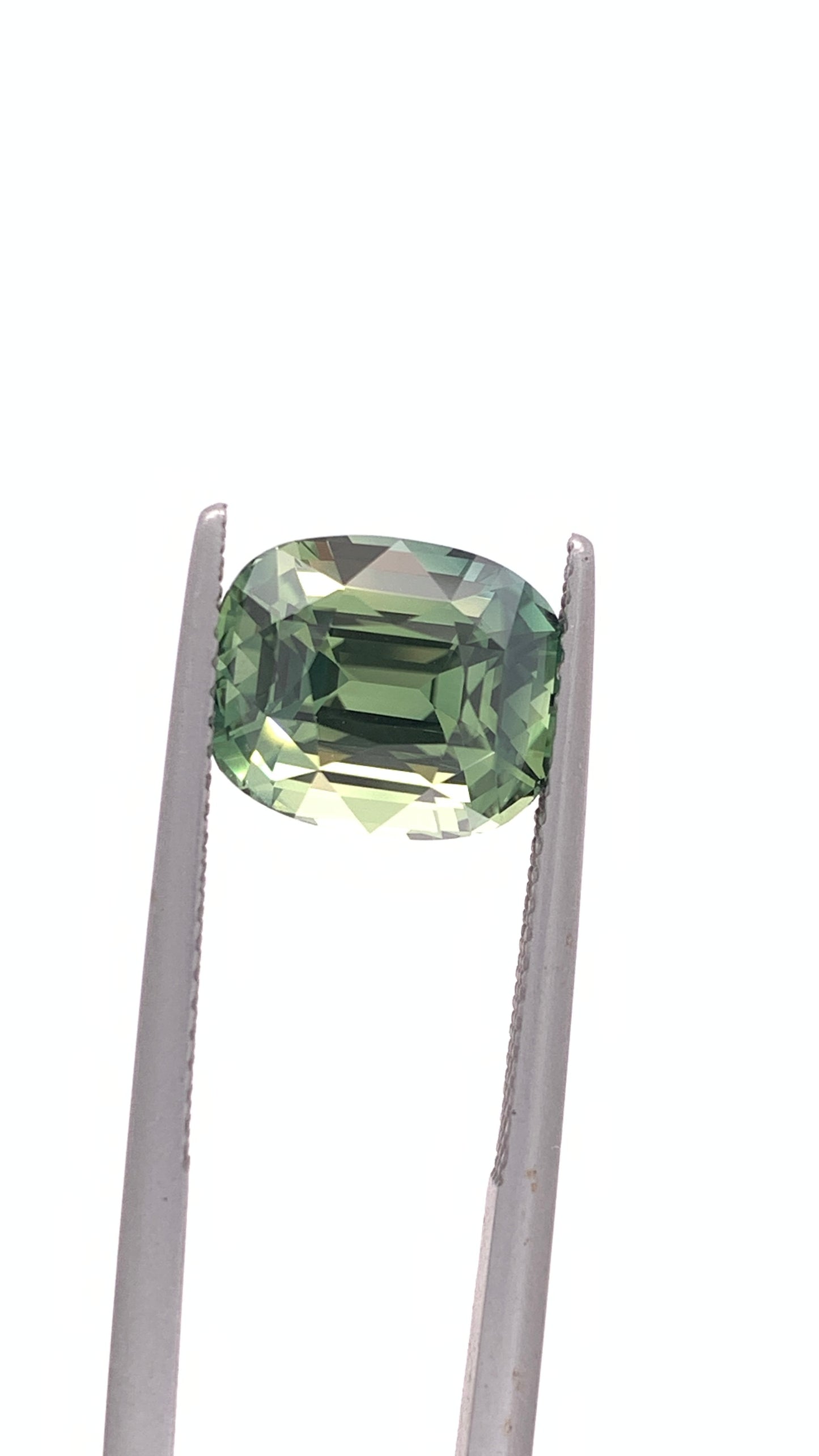 Green Sapphire — 6.00ct Cushion | 10.50 x 8.75mm | Madagascar | Heated