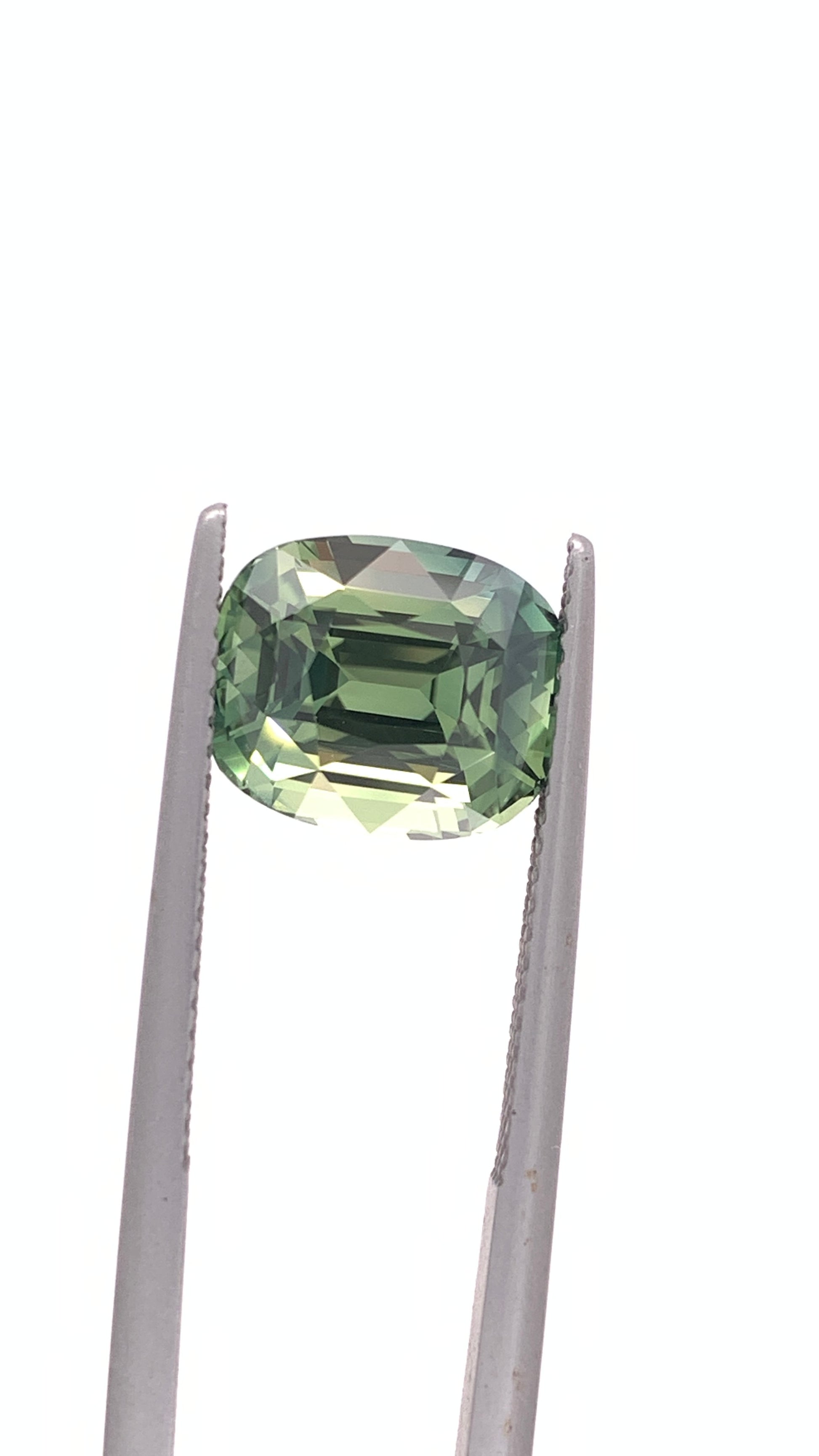 Green Sapphire — 6.00ct Cushion | 10.50 x 8.75mm | Madagascar | Heated