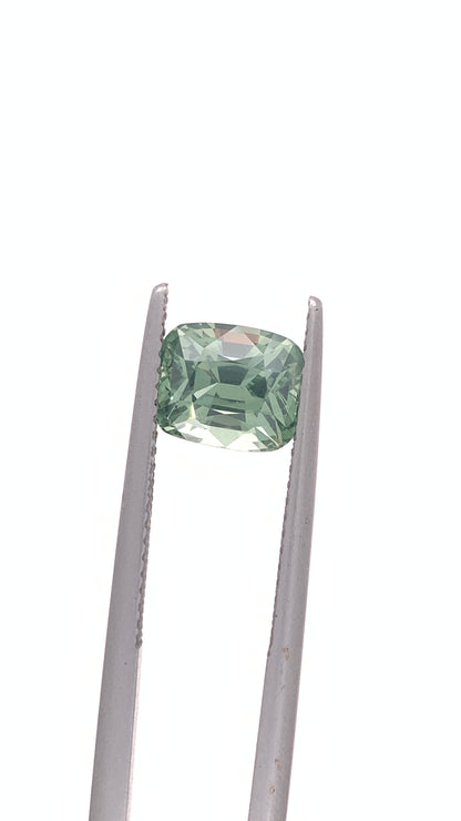Green Sapphire — 3.08ct Cushion | 8.00 x 6.00mm | Sri Lanka | Heated