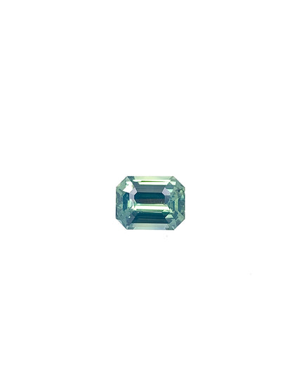 Green Sapphire — 1.51ct Emerald Cut | 7.10 x 5.50mm | Madagascar | Heated