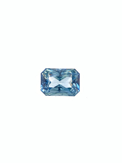 Teal Sapphire — 4.06ct Radiant | 10.20 x 7.17mm | Madagascar | Heated