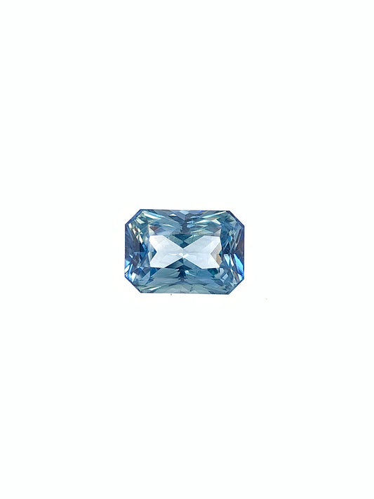 Teal Sapphire — 4.06ct Radiant | 10.20 x 7.17mm | Madagascar | Heated
