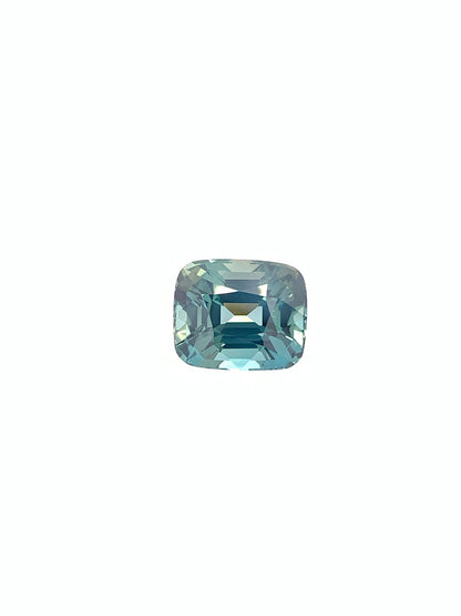 Teal Sapphire — 3.73ct Cushion | 8.75 x 7.20mm | Madagascar | Heated
