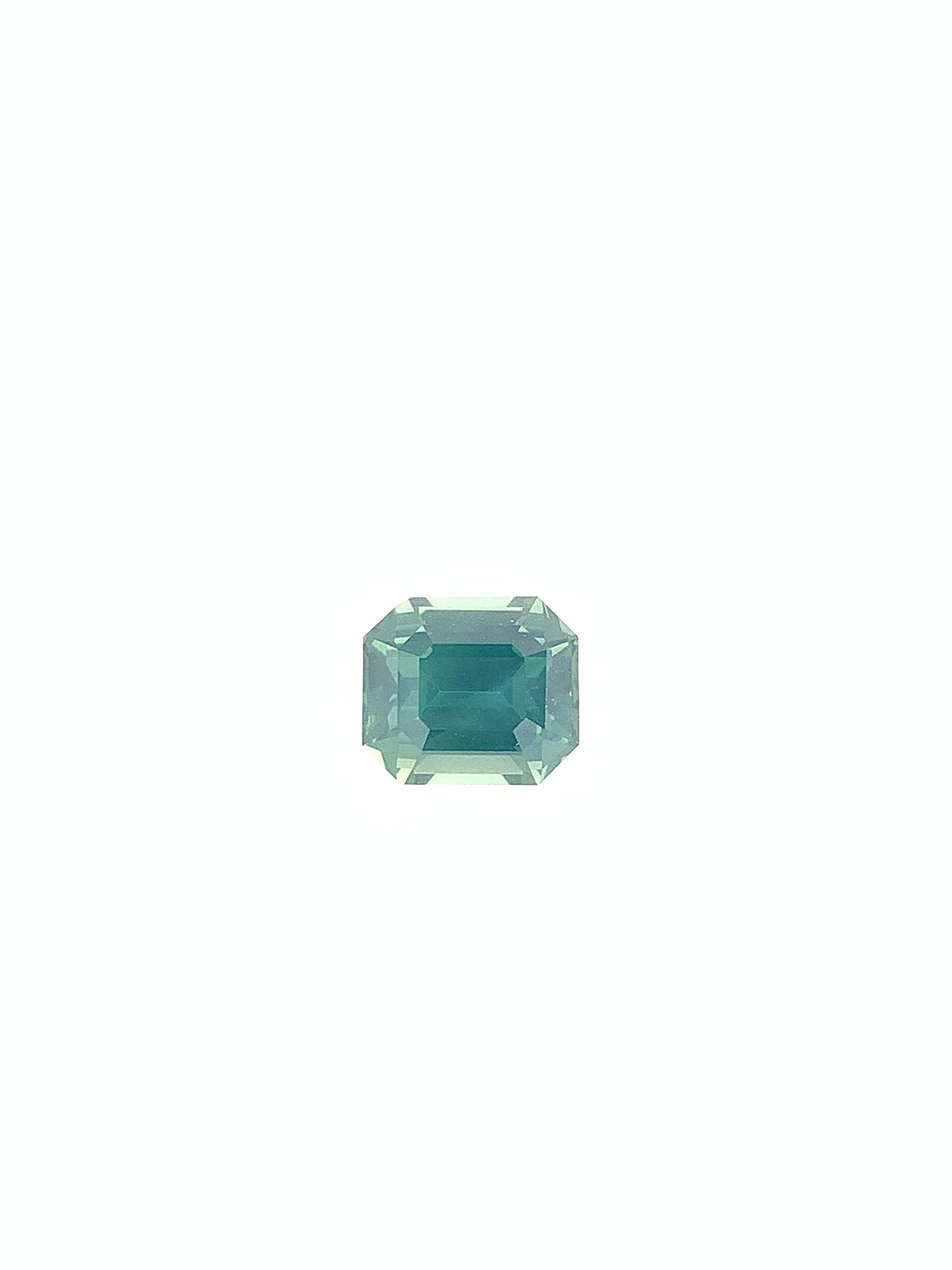 Green Sapphire — 1.58ct Emerald Cut | 6.70 x 5.80mm | Madagascar | Heated