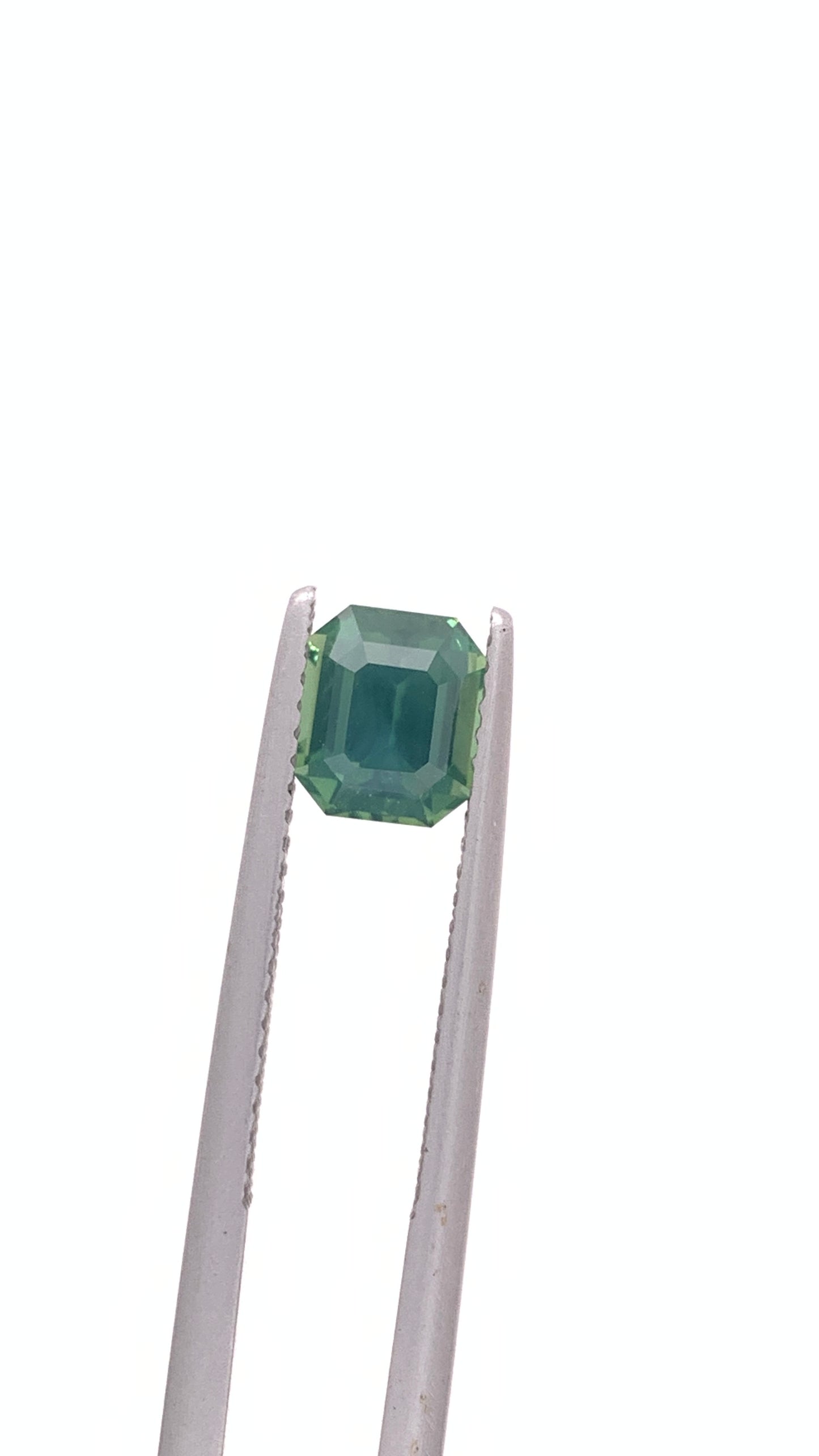 Green Sapphire — 1.58ct Emerald Cut | 6.70 x 5.80mm | Madagascar | Heated