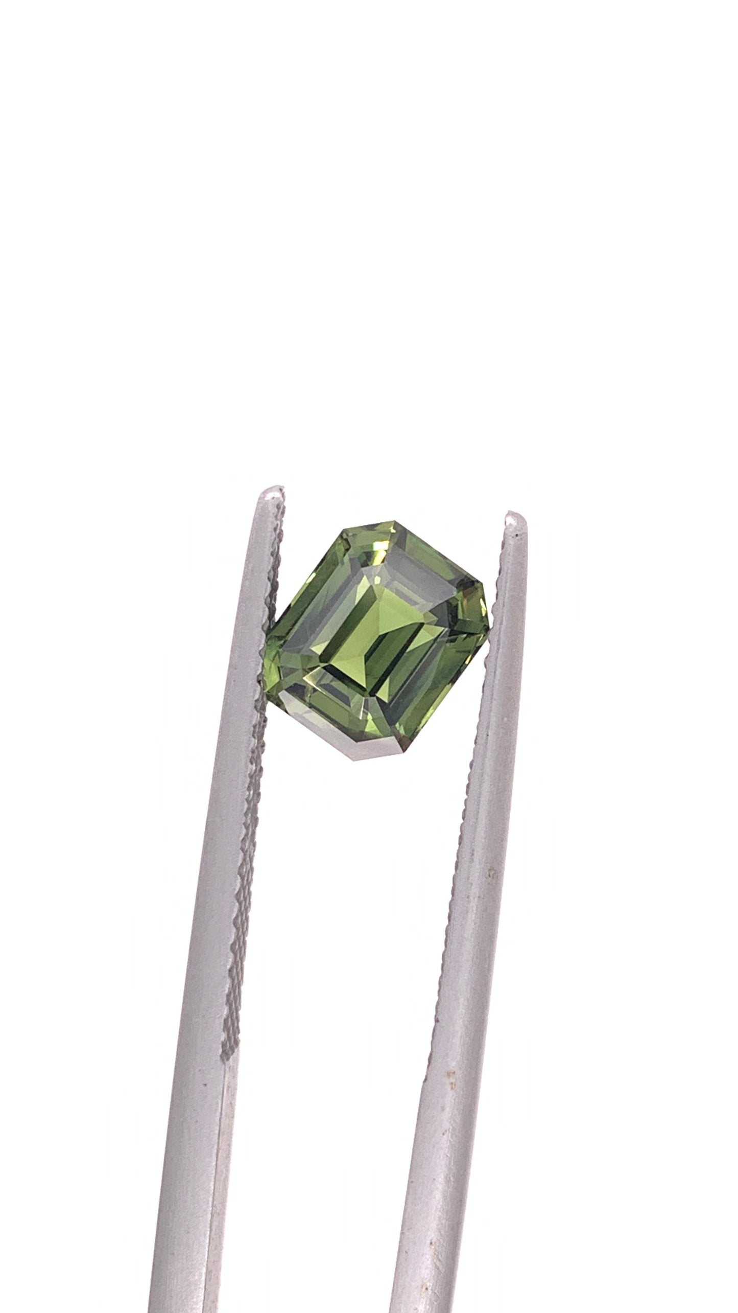 Green Sapphire — 1.99ct Emerald Cut | 7.40 x 6.05mm | Madagascar | Unheated