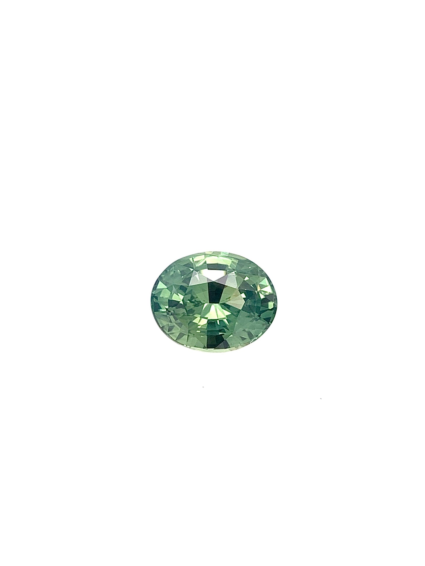 Green Sapphire — 2.53ct Oval | 9.00 x 7.25mm | Madagascar | Heated