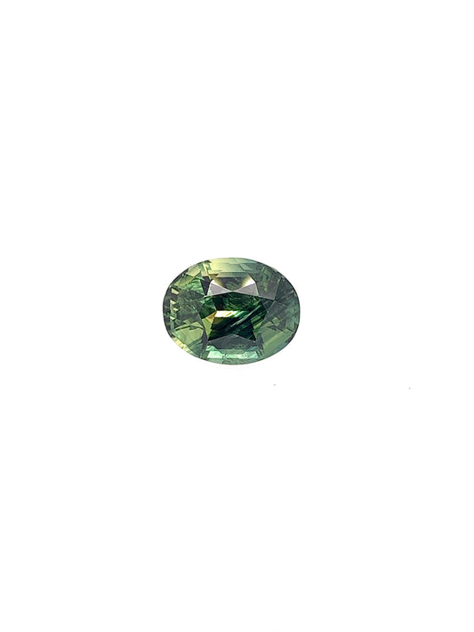 Green Sapphire — 2.56ct Oval | 8.50 x 6.60mm | Madagascar | Heated
