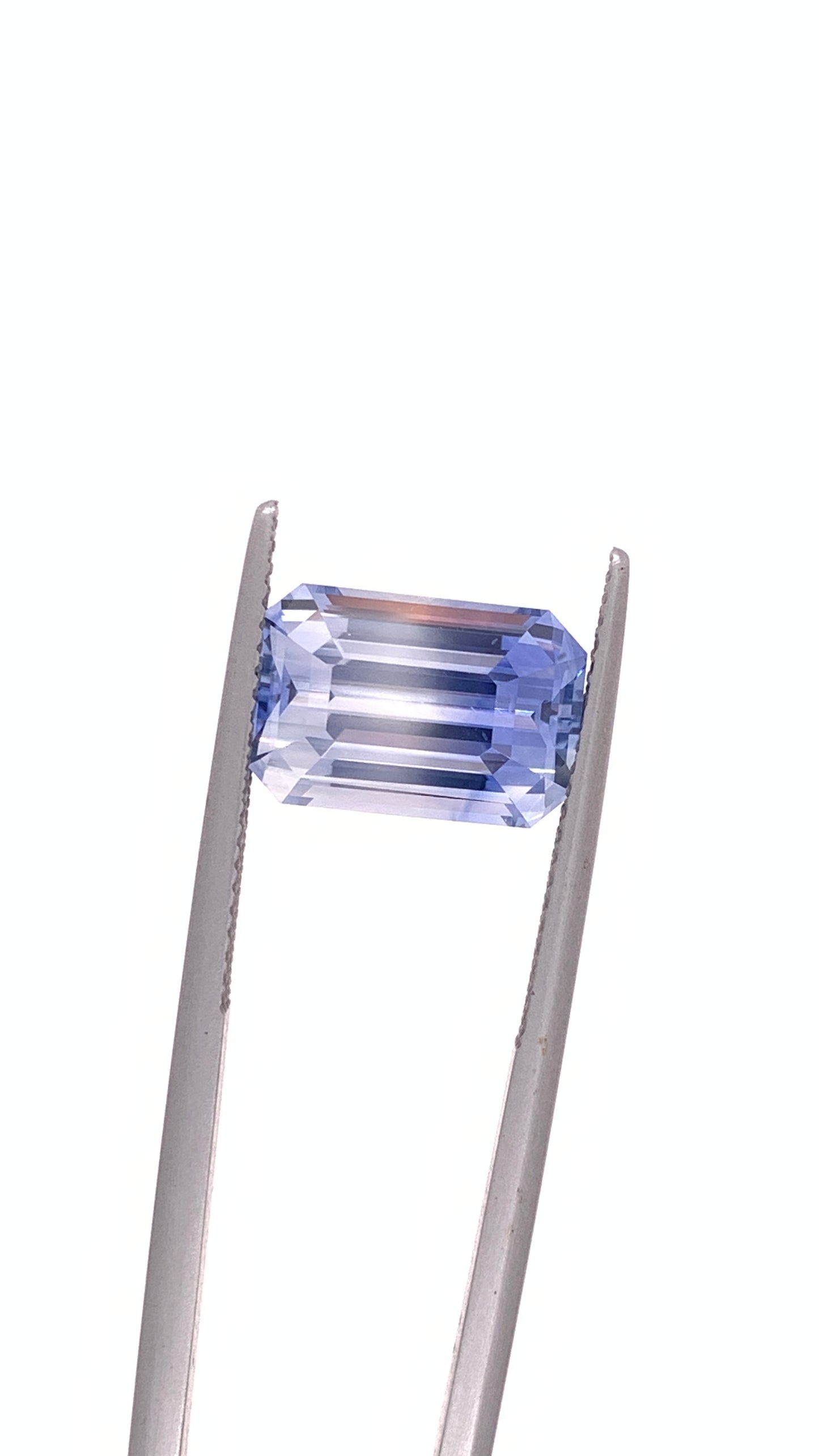 Blue Sapphire — 7.02ct Emerald Cut | 12.45 x 8.35mm | Sri Lanka | Heated