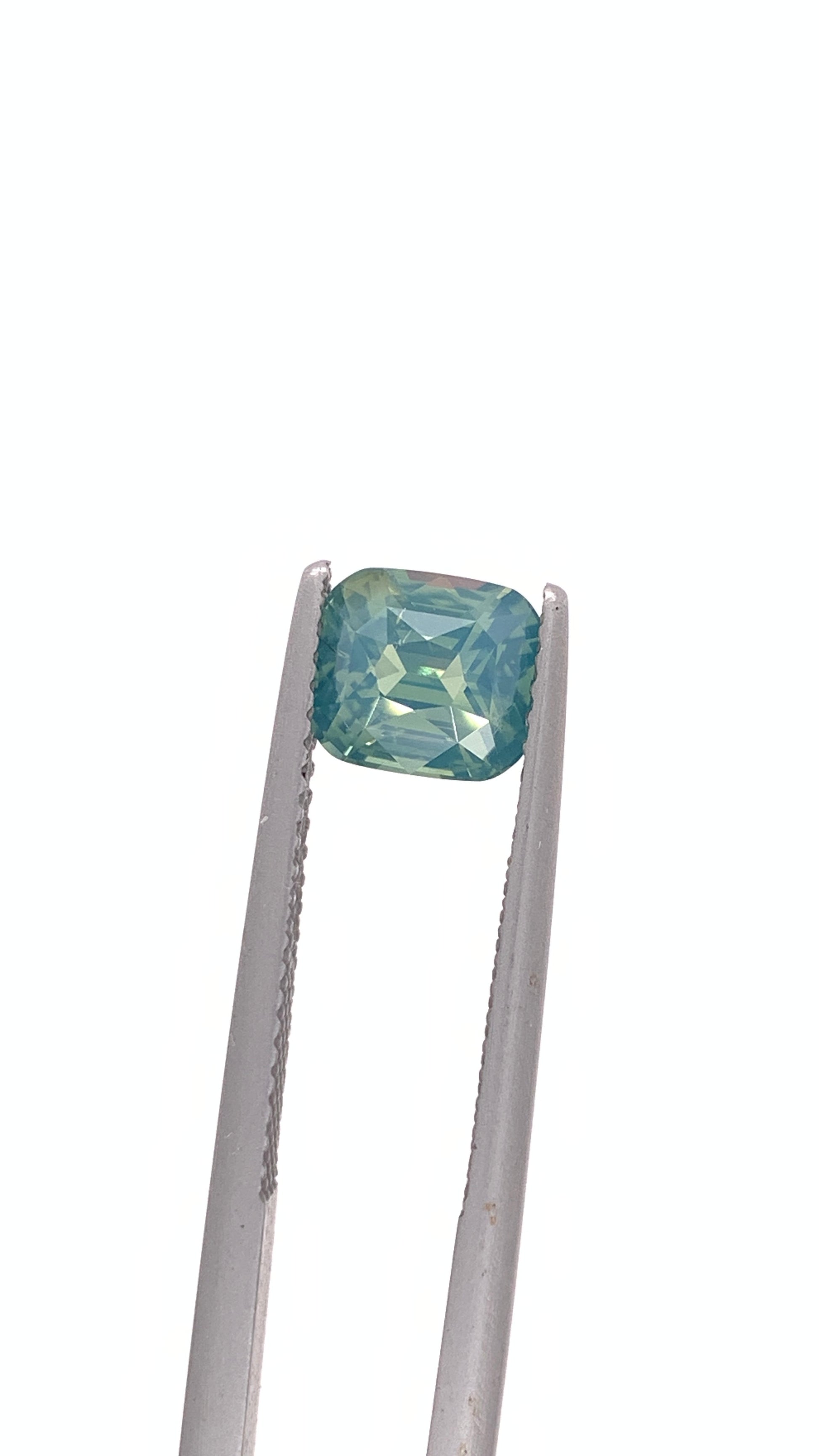 Green Sapphire — 2.05ct Cushion | 6.80 x 6.15mm | Madagascar | Heated