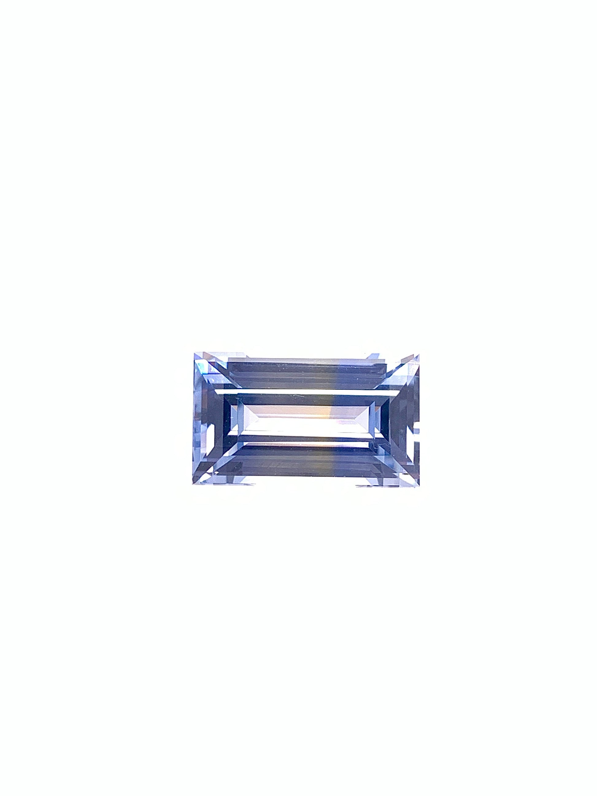 Blue Sapphire — 5.63ct Baguette | 12.40 x 7.35mm | Tanzania | Unheated