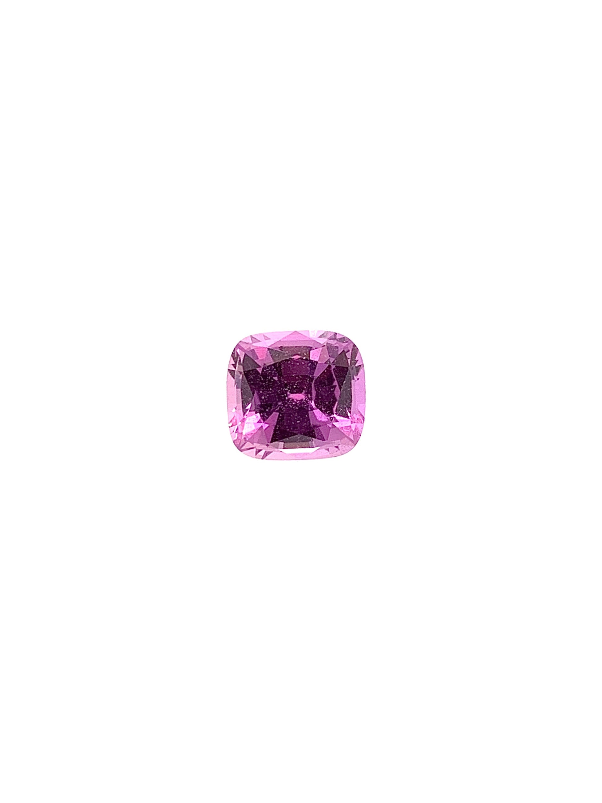 Purple sapphire — 1.43ct Cushion | 5.90 x 6.40mm | Madagascar | Unheated