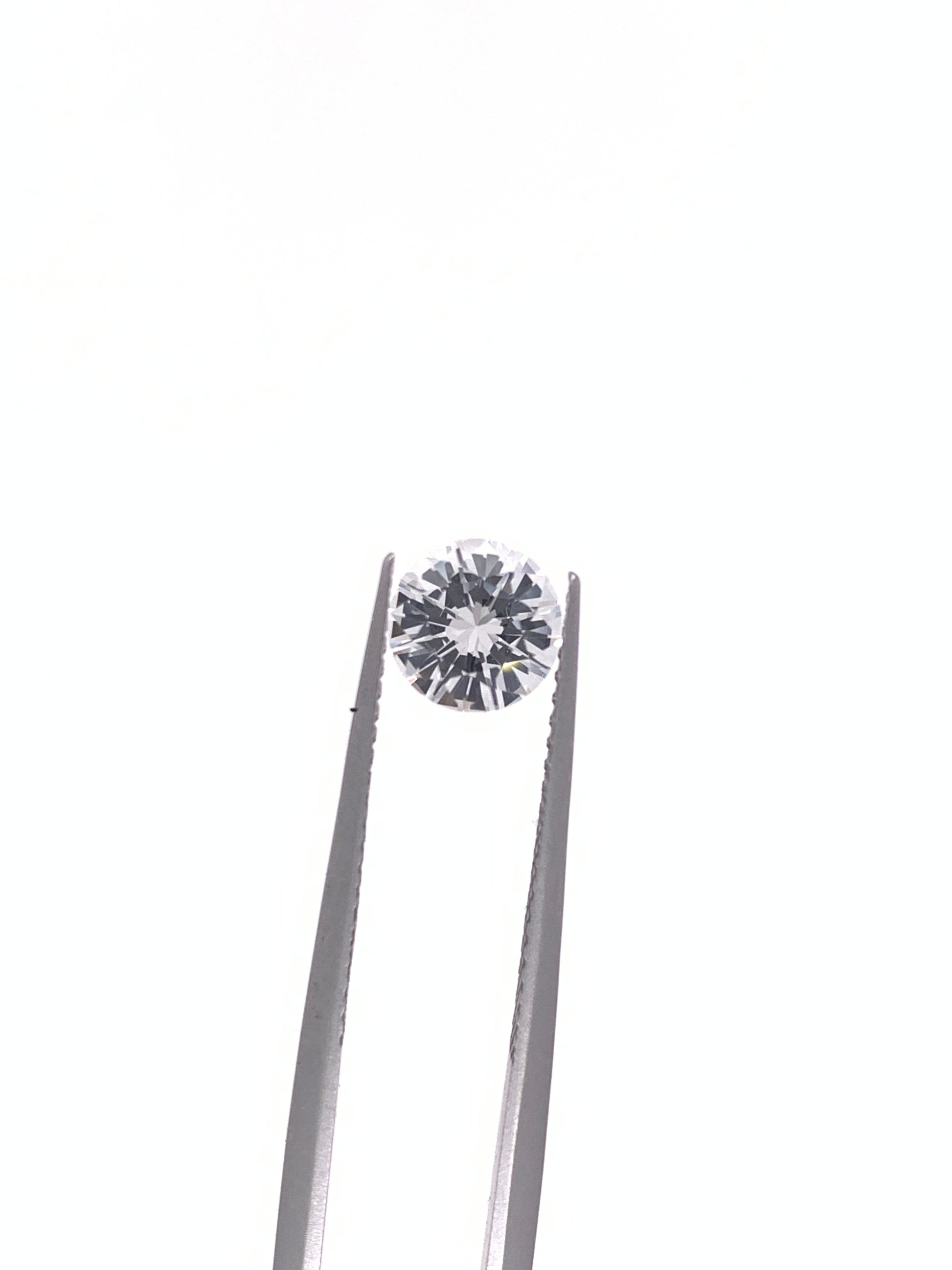 White Sapphire — 1.12ct Round Brilliant Cut | 6.5mm | Sri Lanka | Heated