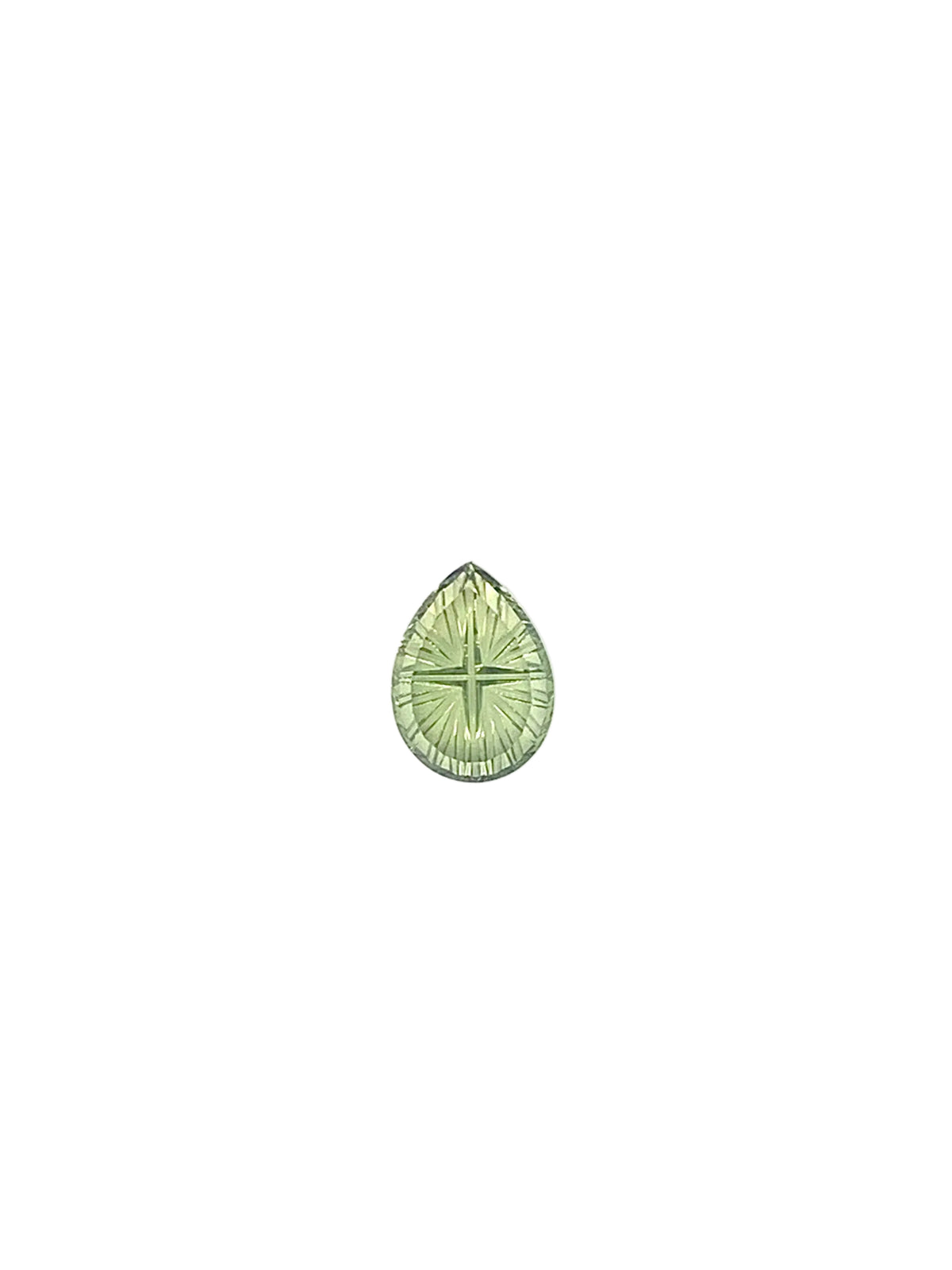 Green Sapphire — 1.16ct Fantasy Cut | 8.70 x 6.40mm | Madagascar | Heated