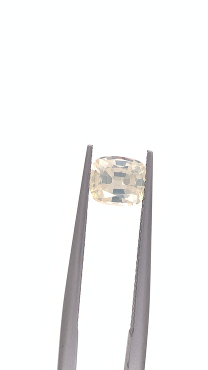 Yellow Sapphire — 1.19ct Cushion | 6.40 x 5.70mm | Sri Lanka | Heated