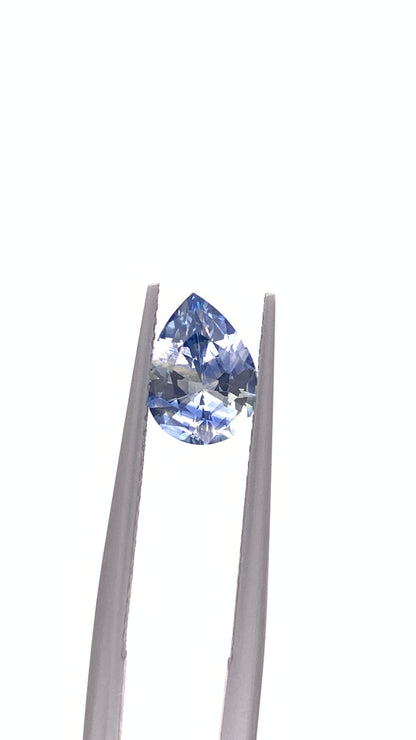 Bicolour Sapphire — 1.50ct Pear | 8.60 x 6.40mm | Sri Lanka | Heated