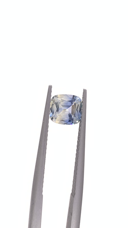 Bicolour Sapphire — 1.26ct Cushion | 6.45 x 5.93mm | Sri Lanka | Heated