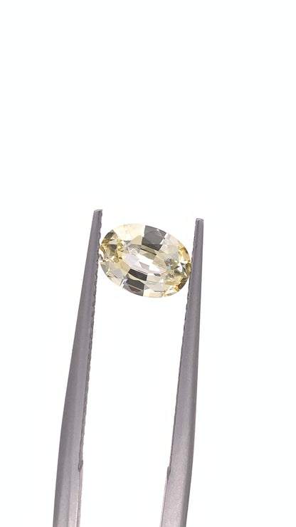 Yellow Sapphire — 1.13ct Oval | 7.50 x 5.60mm | Sri Lanka | Heated