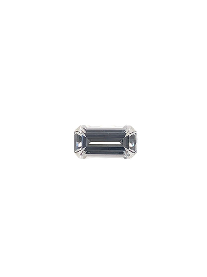 White Sapphire — 1.53ct Emerald Cut | 9.00 x 4.80mm | Madagascar | Heated