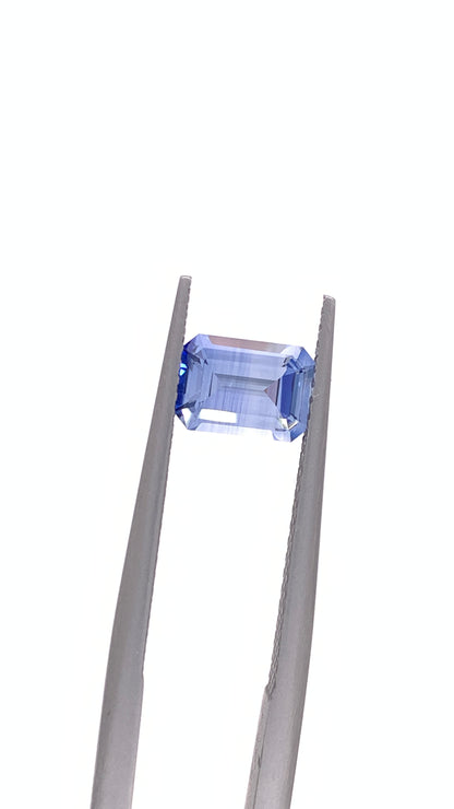 Blue Sapphire — 1.20ct Emerald Cut | 7.25 x 5.05mm | Sri Lanka | Heated