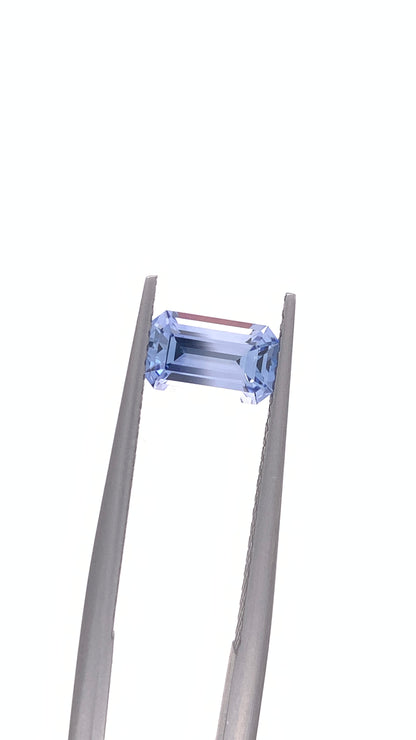 Blue Sapphire — 1.23ct Emerald Cut | 7.70 x 4.70mm | Sri Lanka | Heated
