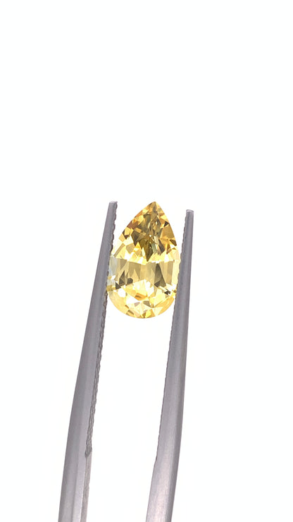 Yellow Sapphire — 1.72ct Pear | 9.70 x 6.10mm | Sri Lanka | Heated