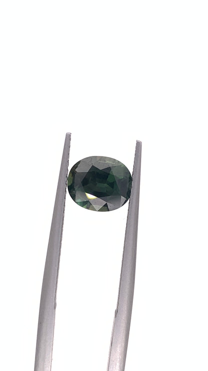 Teal Sapphire — 1.82ct Oval | 7.85 x 6.60mm | Kenya | Unheated