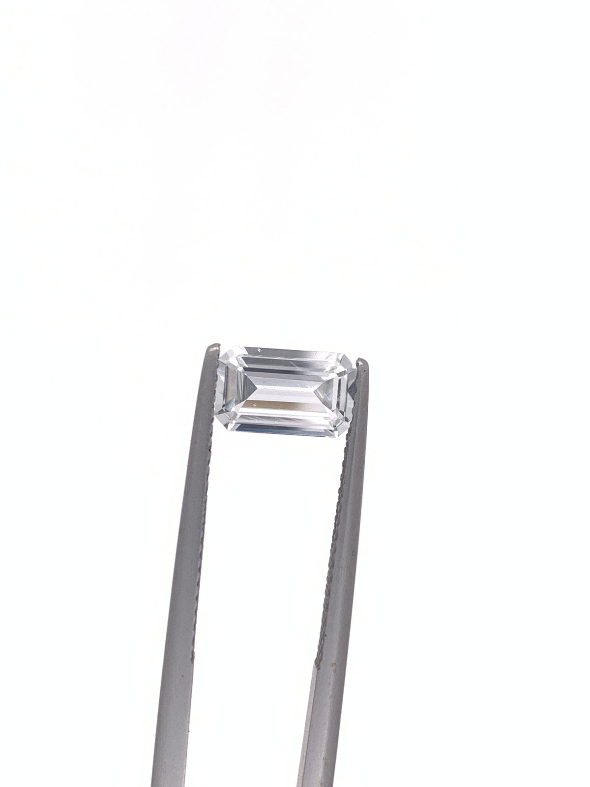 White Sapphire — 1.46ct Emerald Cut | 8.60 x 5.20mm | Madagascar | Unheated