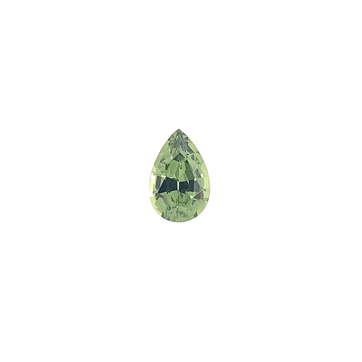Green Sapphire — 0.86ct Pear | 7.25 x 4.80mm | Tanzania | Heated