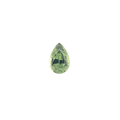 Green Sapphire — 0.86ct Pear | 7.25 x 4.80mm | Tanzania | Heated