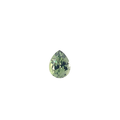 Green Sapphire — 1.12ct Pear | 7.30 x 5.60mm | Tanzania | Heated