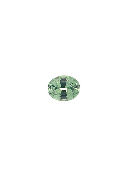 Green Sapphire — 1.13ct Oval | 7.00 x 5.60mm | Tanzania | Heated