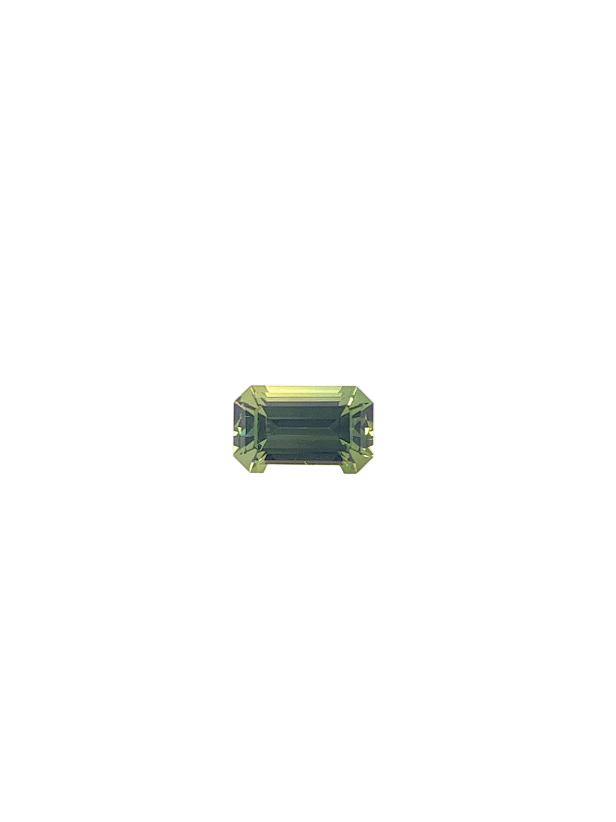 Green Sapphire — 0.91ct Emerald Cut | 6.90 x 4.30mm | Tanzania | Heated