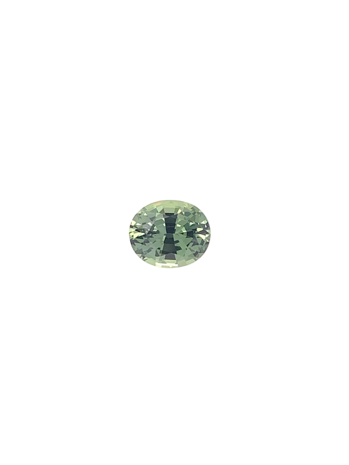 Green Sapphire — 1.15ct Oval | 6.55 x 5.50mm | Tanzania | Heated