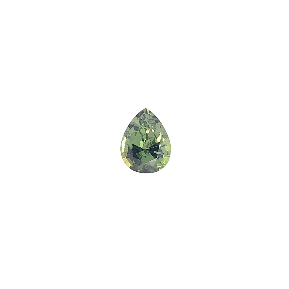 Green Sapphire — 0.98ct Pear | 6.90 x 5.35mm | Tanzania | Heated