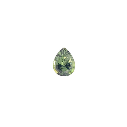 Green Sapphire — 0.98ct Pear | 6.90 x 5.35mm | Tanzania | Heated