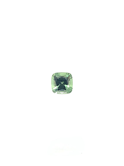 Green Sapphire — 0.90ct Cushion | 5.30 x 5.20mm | Tanzania | Heated