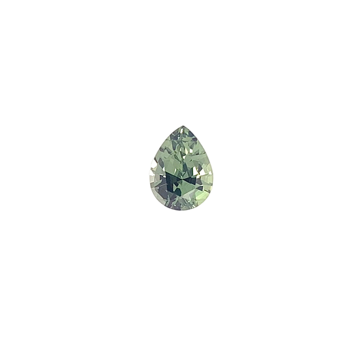 Green Sapphire — 0.83ct Pear | 6.70 x 5.00mm | Tanzania | Heated