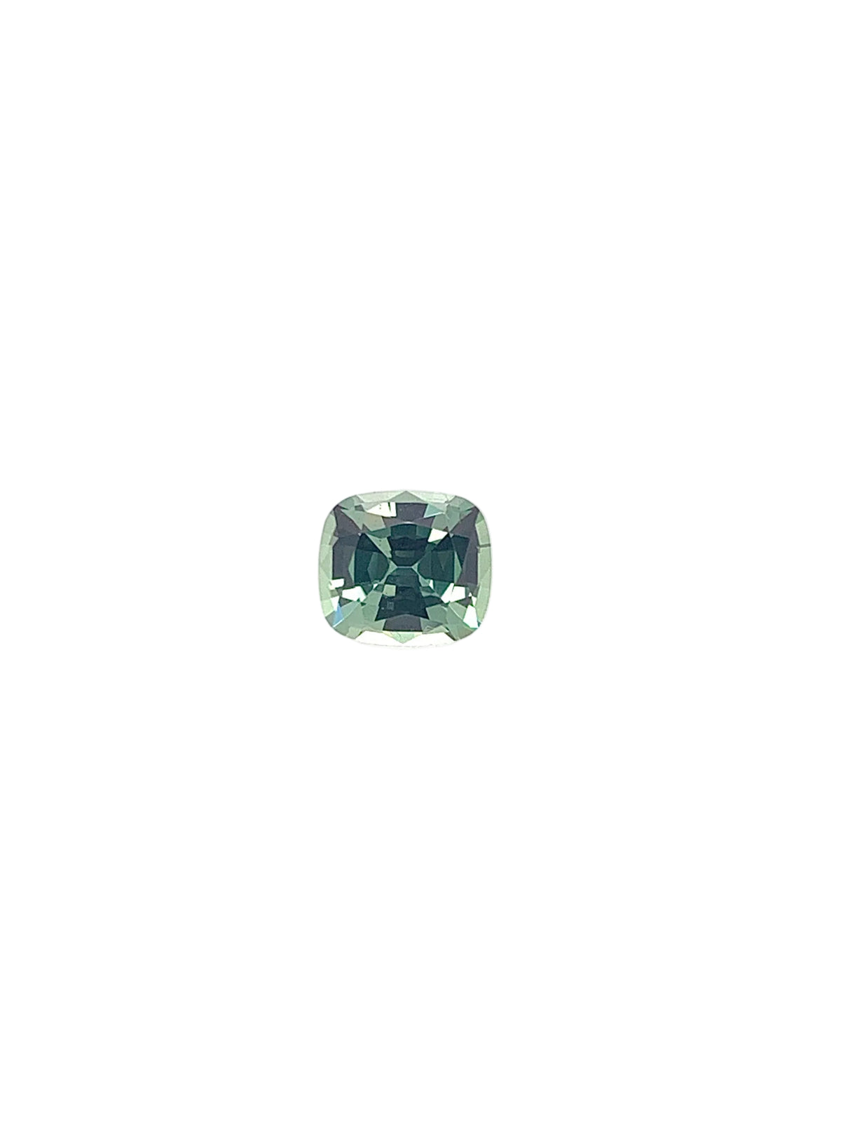 Green Sapphire — 1.12ct Cushion | 6.20 x 5.50mm | Tanzania | Heated
