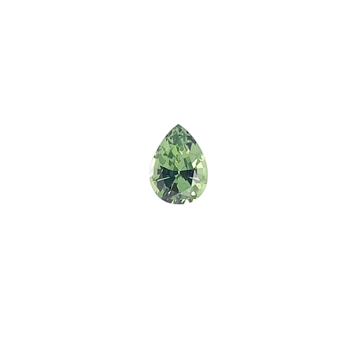 Green Sapphire — 0.64ct Pear | 6.20 x 4.50mm | Tanzania | Heated