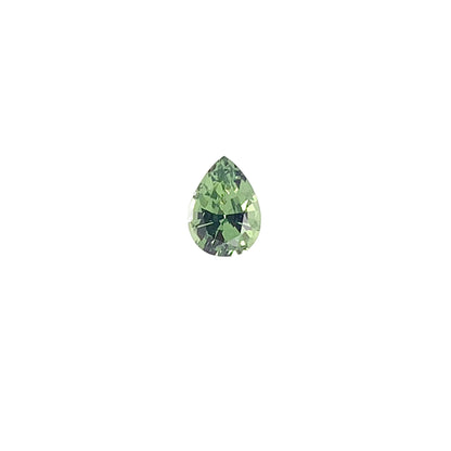 Green Sapphire — 0.64ct Pear | 6.20 x 4.50mm | Tanzania | Heated