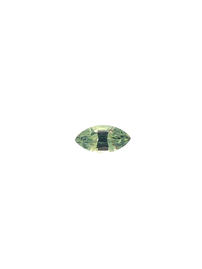 Green Sapphire — 0.65ct Marquise | 7.80 x 3.90mm | Tanzania | Heated