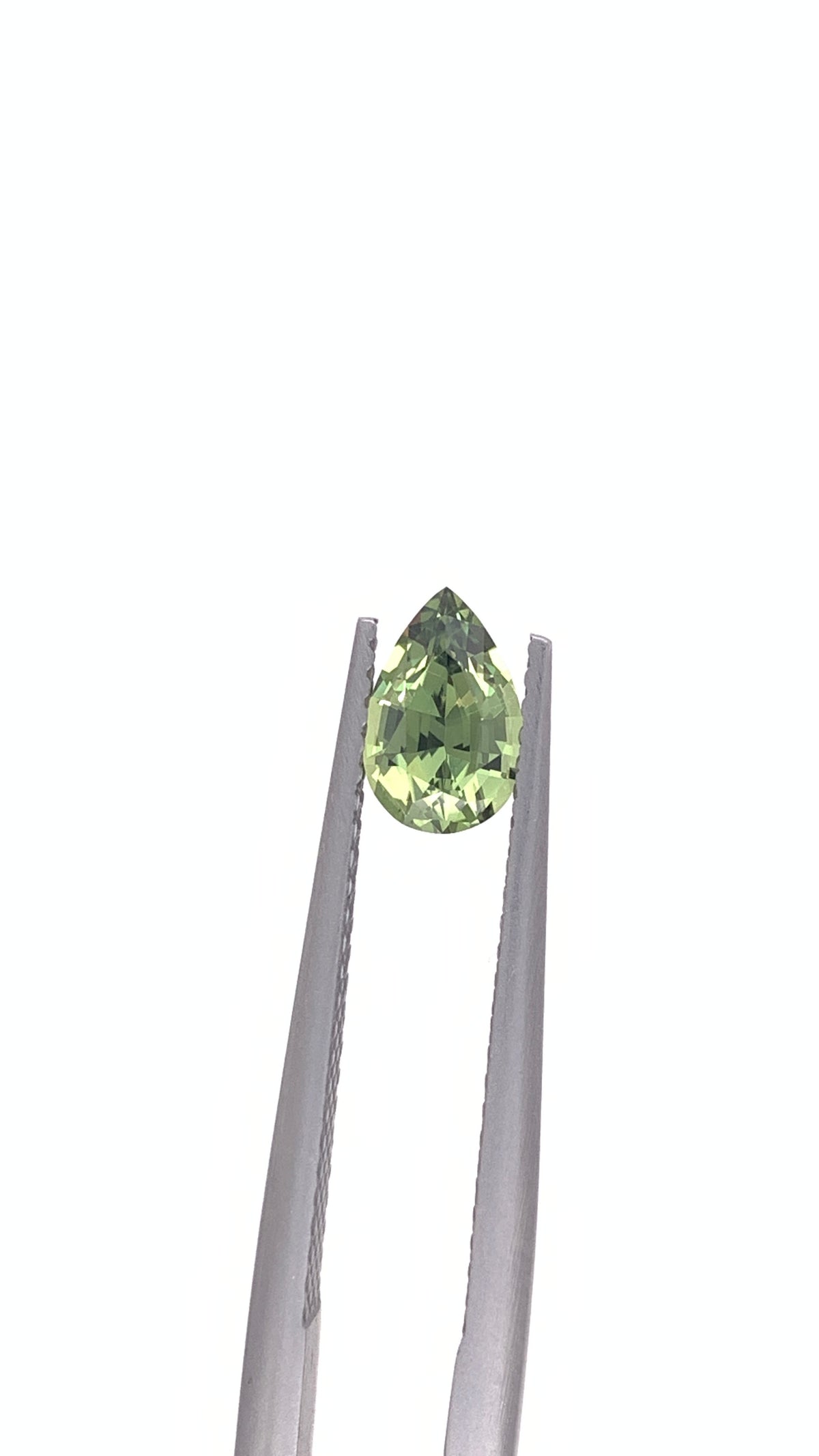Green Sapphire — 0.86ct Pear | 7.25 x 4.80mm | Tanzania | Heated