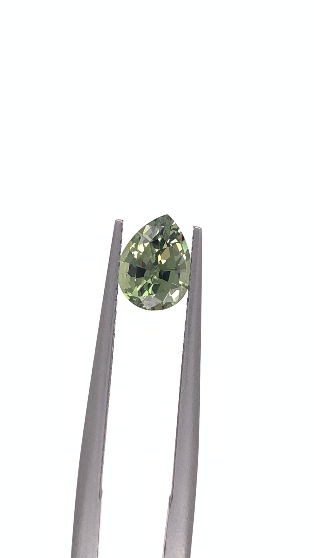 Green Sapphire — 1.12ct Pear | 7.30 x 5.60mm | Tanzania | Heated