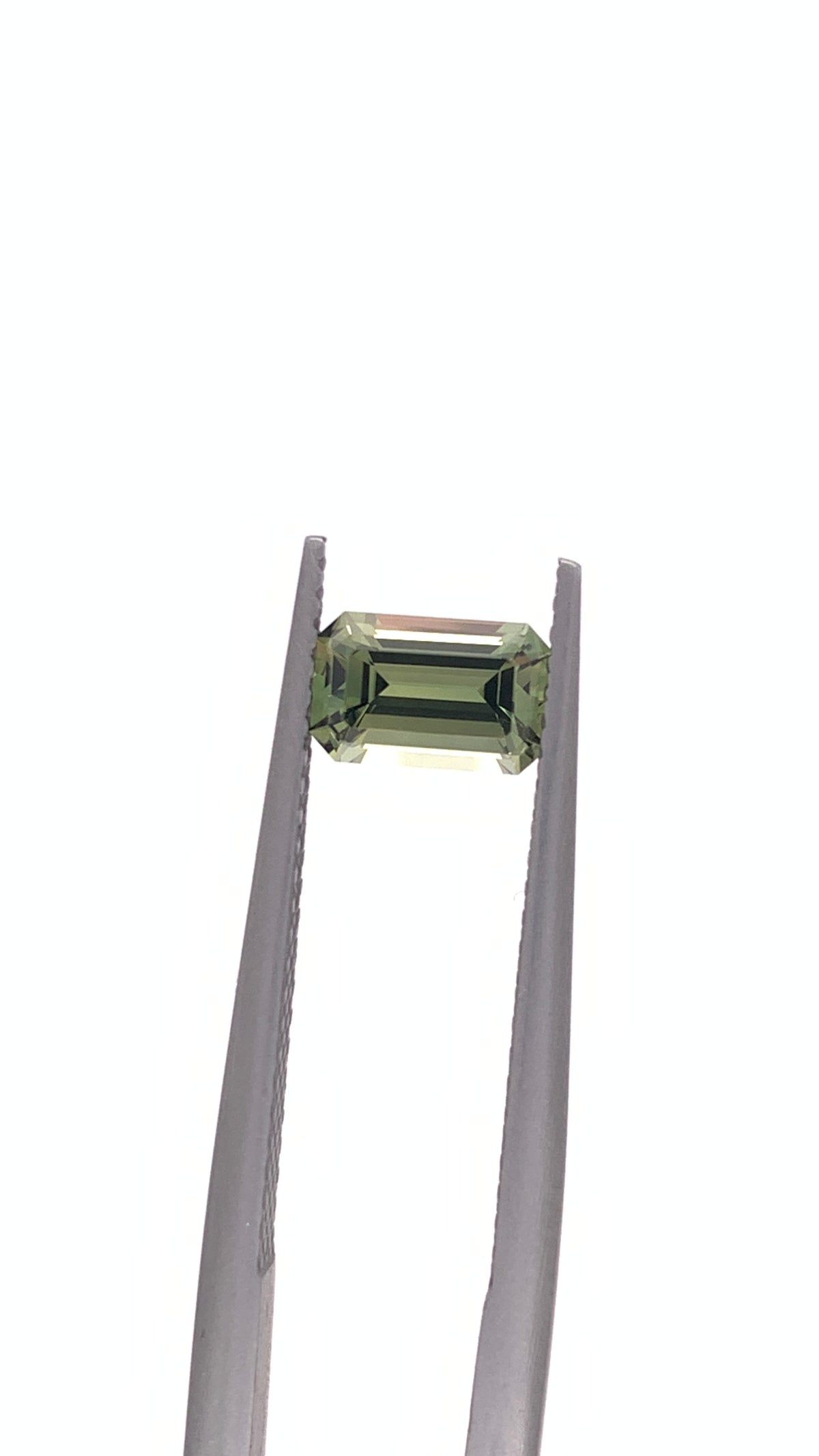 Green Sapphire — 0.91ct Emerald Cut | 6.90 x 4.30mm | Tanzania | Heated
